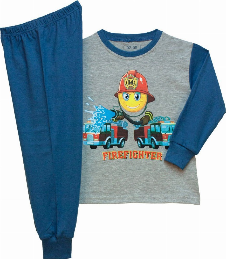 fiús tűzoltós pizsama