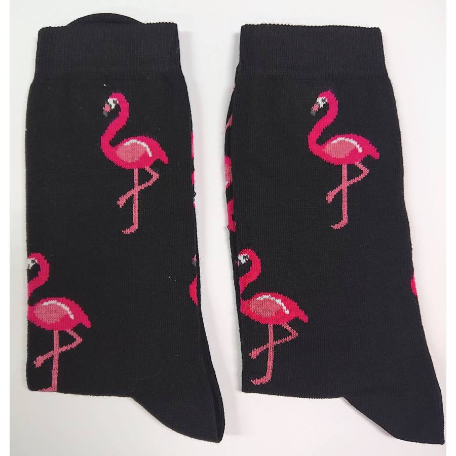 Yvonne flamingó unisex mintás zokni