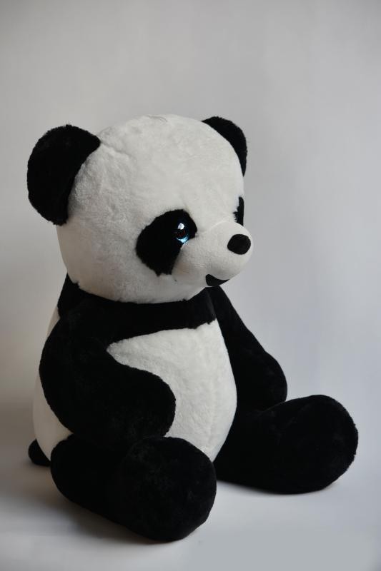 iPLUSH - Panda felfújhatós óriás plüss 80 cm. Csomagolás tartalma: pumpa hordozó és a cuki plüss